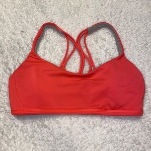 Hot pink lulu sports bra